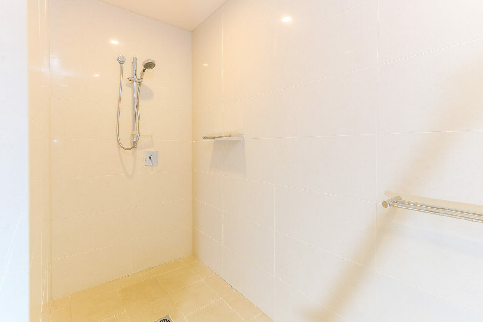 Ensuite with hand held shower